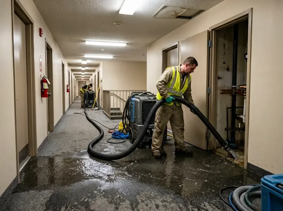 multi-unit-apartment-hallway-f-005 — frequently asked questions, Emergency Burst Pipe Water Extraction & Removal in Indianap…